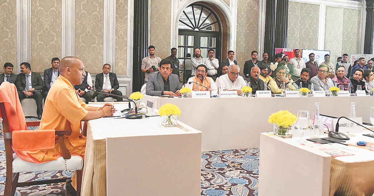 Glad that UP is in your focus: CM Yogi addresses film fraternity in Mumbai